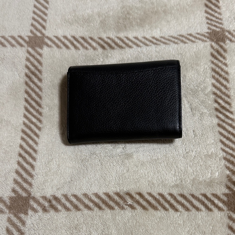 NWOT Kate Spade Black Pebbled Leather Wallet - Picture 2 of 7
